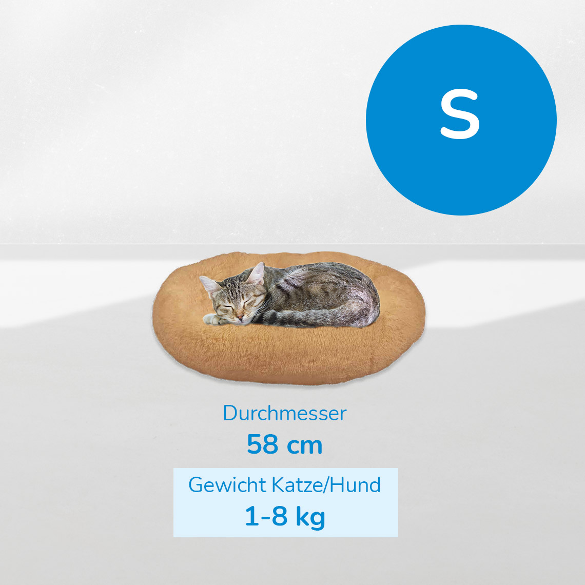 Peaceful Pooch Katzen- & Hundebett Small (58cm)