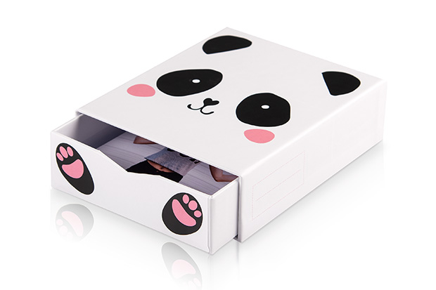 Bilderbox mit 100 Fotos im Design 'Panda'