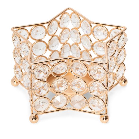 Crystal Dreams Windlicht Stern gold