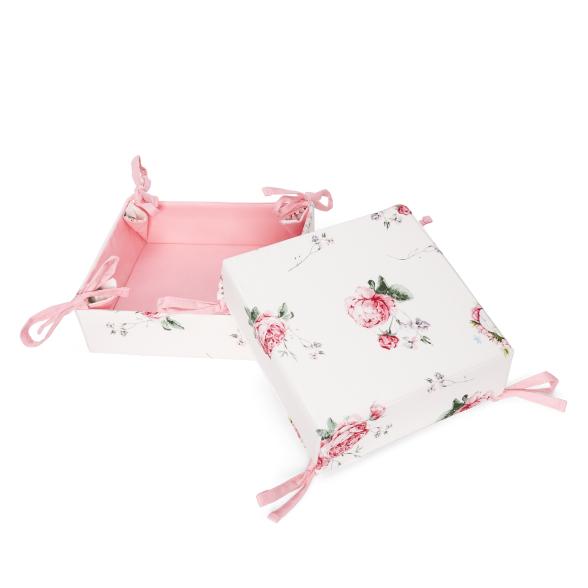 Brotkorb Katzen in Blumen, 2er Set