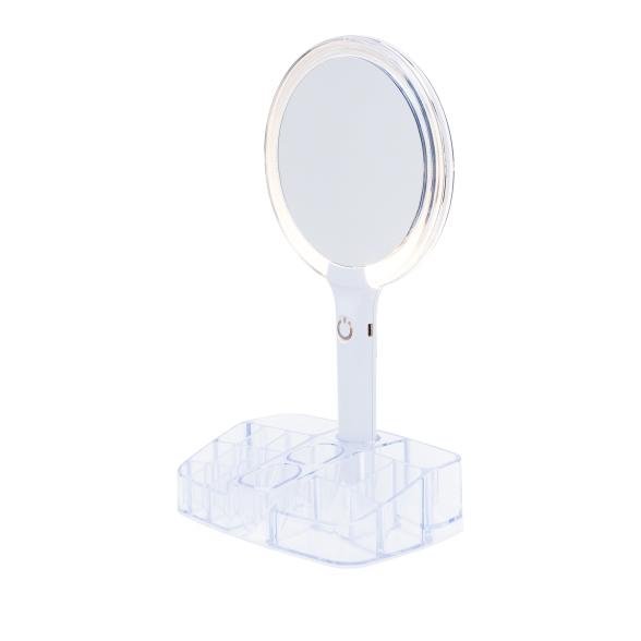 LED Spiegel mit Organizer