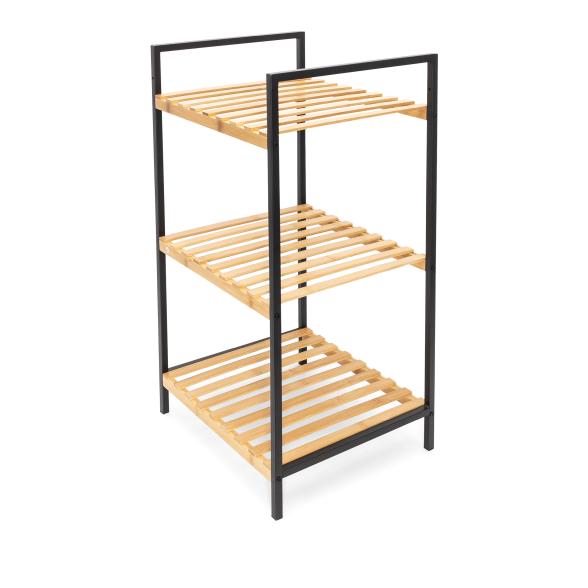 Kleines Regal Bambus-Metall 70cm