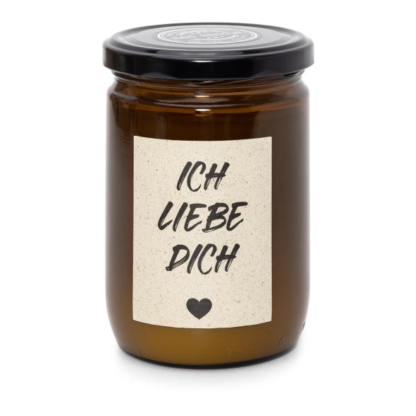 Kerze 'Ich liebe Dich'