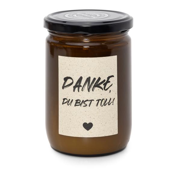 Kerze 'Danke, du bist toll!'