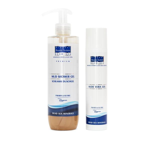 MBS Aloe Vera Gel 1x100ml+Mud Duschgel 1x300ml