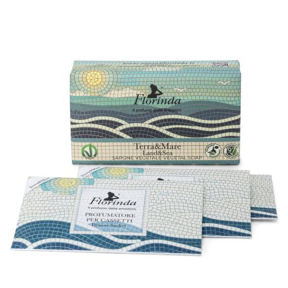 Terra&Mare Geschenkset Hartseife 200gr+Duftbeutel