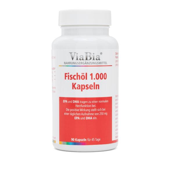 ViaBia Fischöl 1000 90 Kapseln
