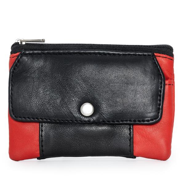 Schlüsselbeutel schwarz/rot