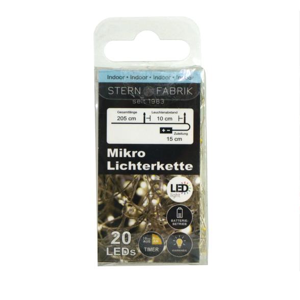 Lichterkette Basics LED Mikro