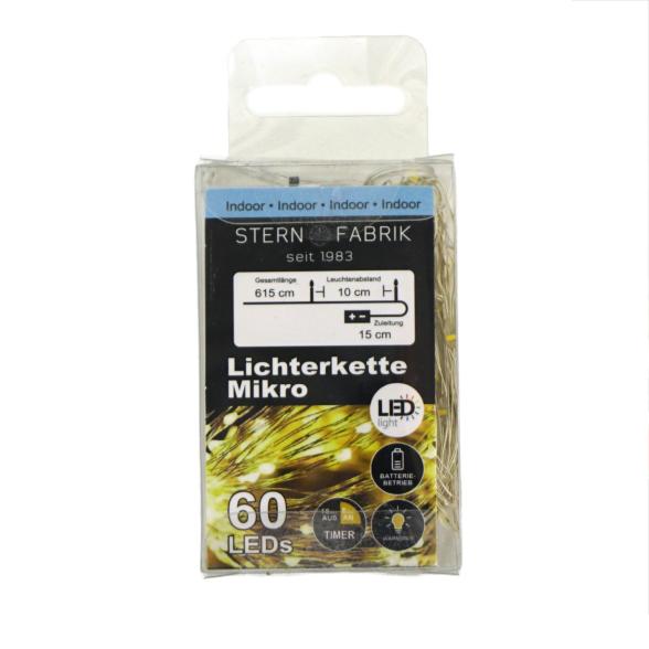 Lichterkette LED Mikro 60er