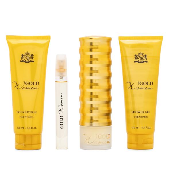 Geschenkset Gold for women 4-teilig