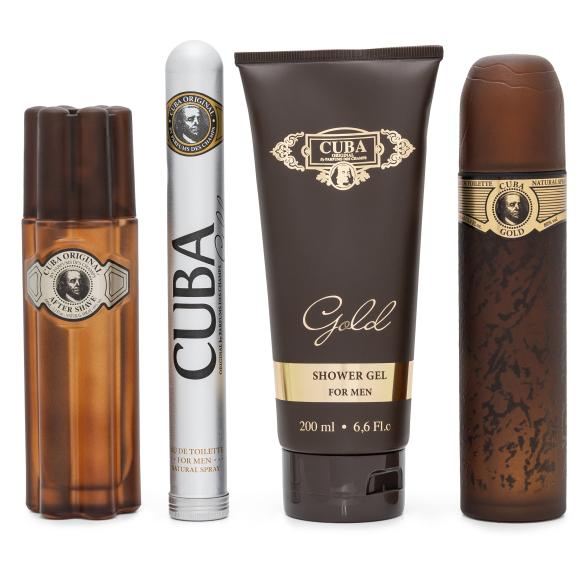 CUBA MUST HAVE MEN GOLD Geschenkset 4-teilig