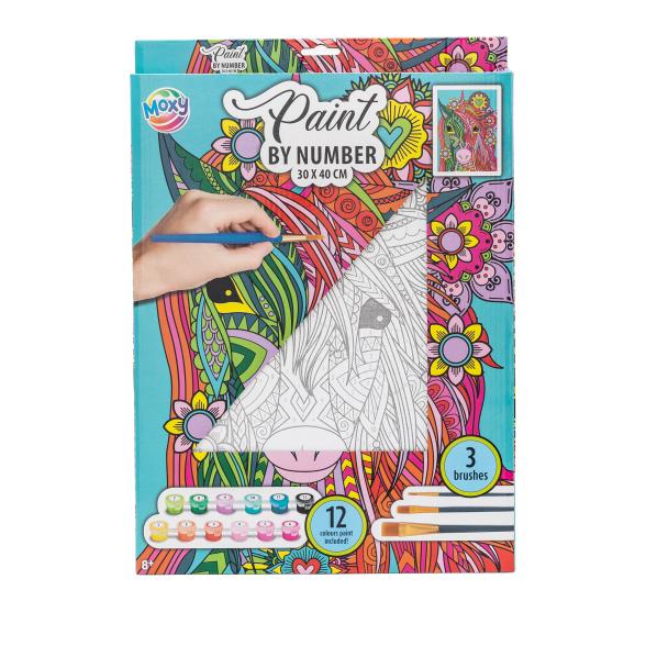 Malen nach Zahlen Einhorn