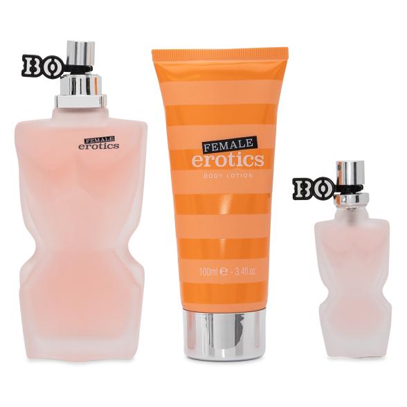 Geschenkset 3-teilig Female Erotics EdP + Duschgel
