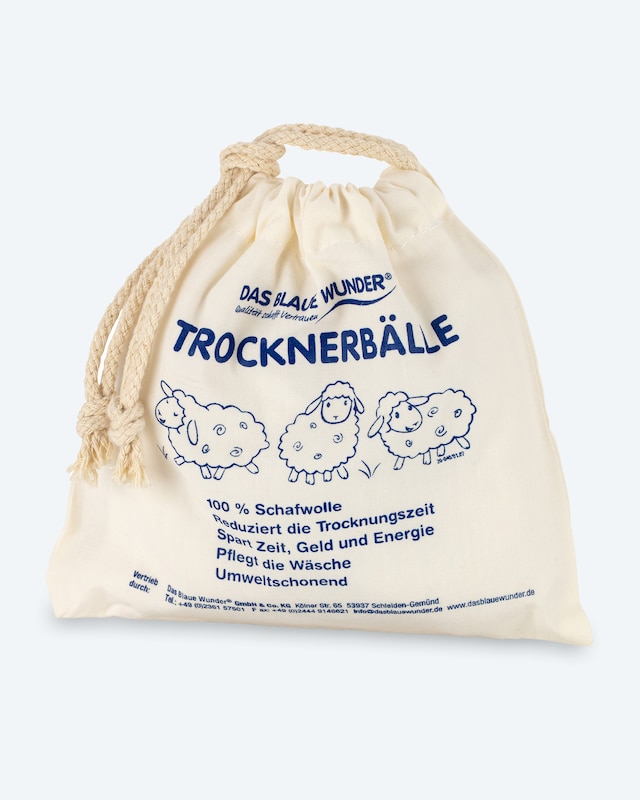 Trocknerbälle, 4er Set mit Beutel
