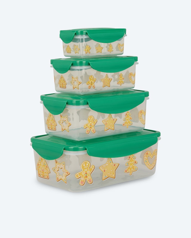 Frischhaltedosenset Weihnachten 4tlg