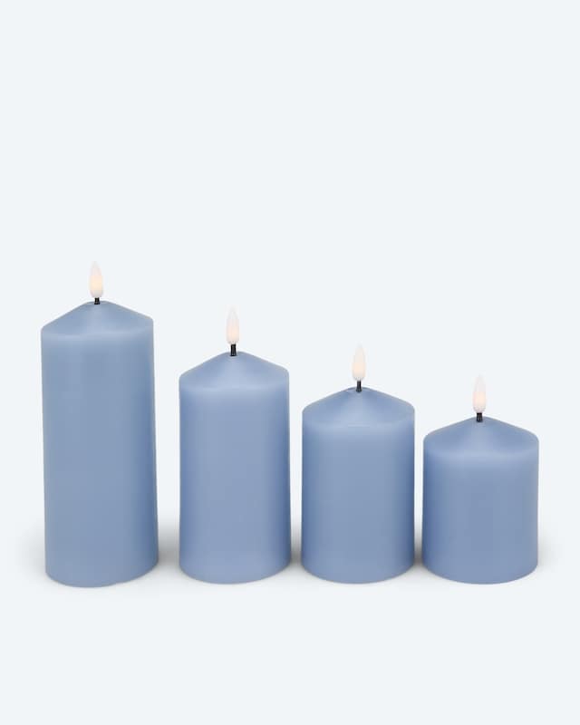Touch-LED-Stumpenkerzen, 4tlg.