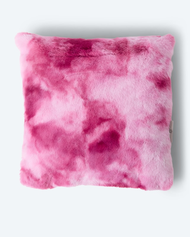 Kissen in Kaninchenfell-Optik