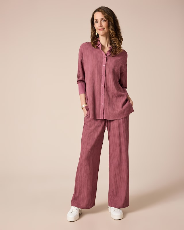 2-teiliges Set mit Crepe-Struktur