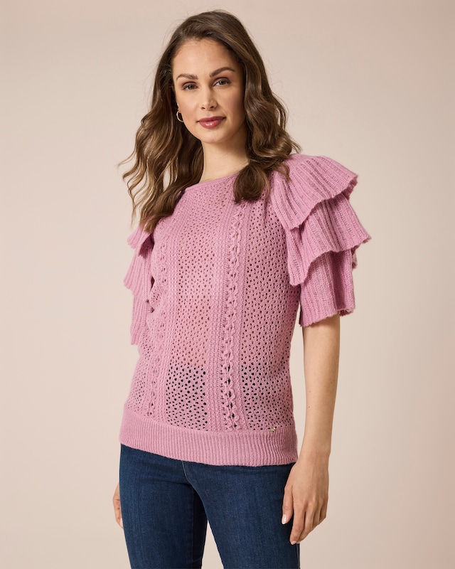 Pullover mit weiten Ärmeln