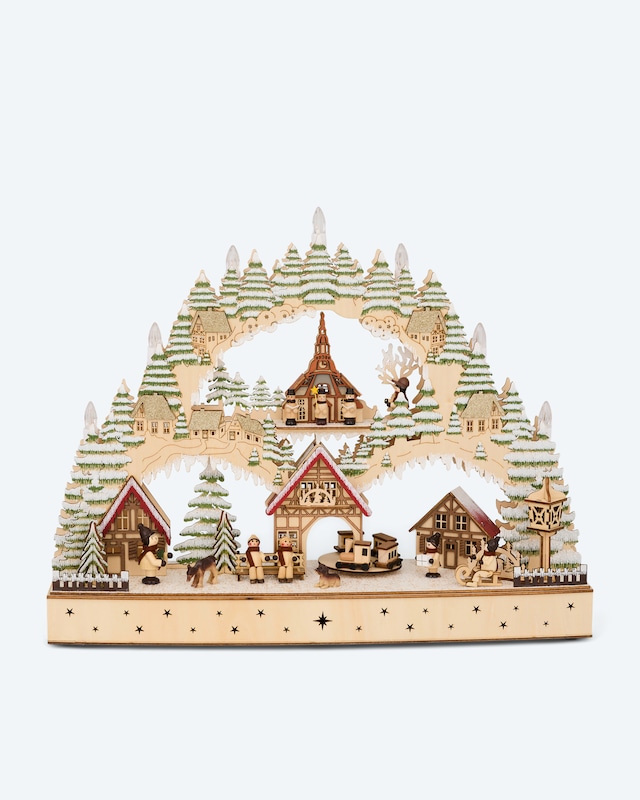 LED-Schwibbogen Züglein