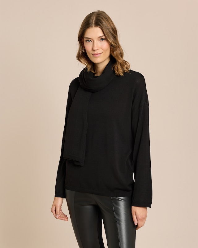 Pullover mit Schal 2-tlg. Set