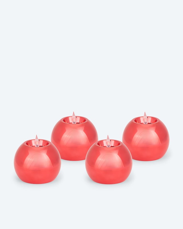 LED-Kugelkerzen 'Shiny', 4tlg.