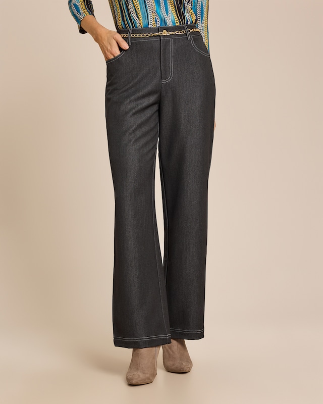 Hose mit Ketten-Detail