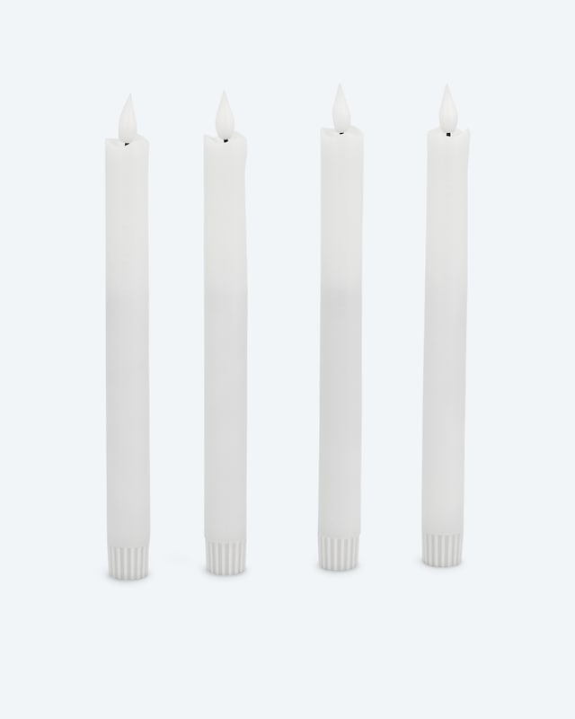 LED-Stabkerze 'Long Shine', 4tlg.