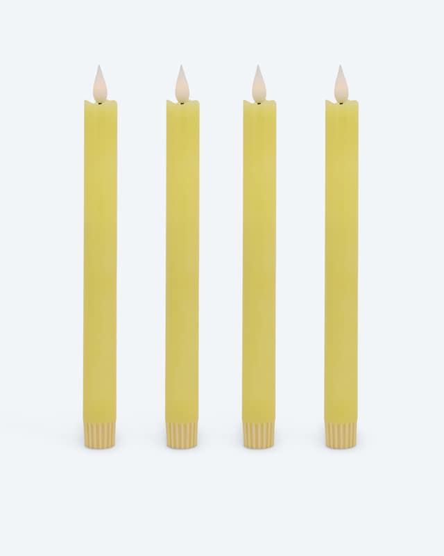 LED-Stabkerze 'Long Shine', 4tlg.