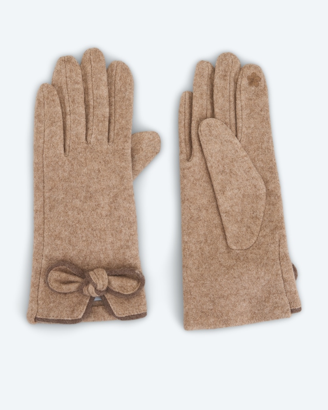 Handschuhe mit Kontrastpaspel