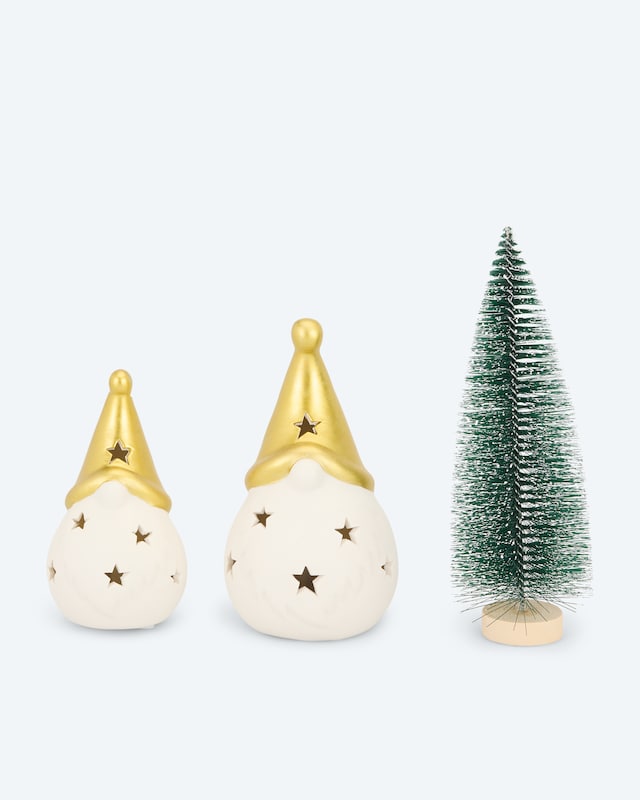 LED-Wichtel-Deko, 3tlg.