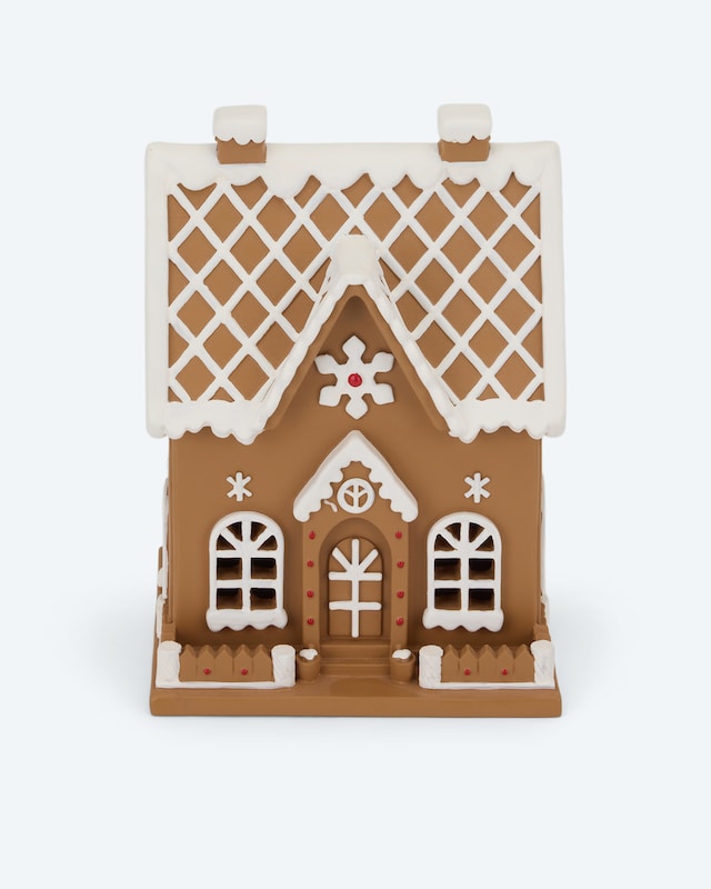 Lebkuchenhaus mit LED