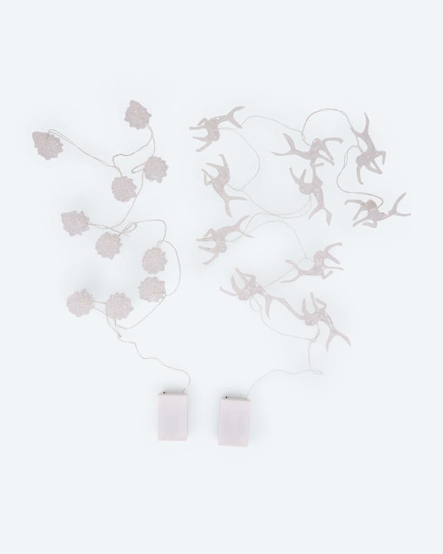 LED-Lichterkette 'Wald & Rentiere', 2tlg.