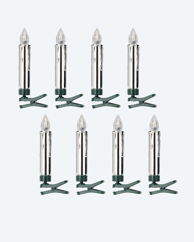 LED-Weihnachts-Kerzen 'Shiny', 8tlg.