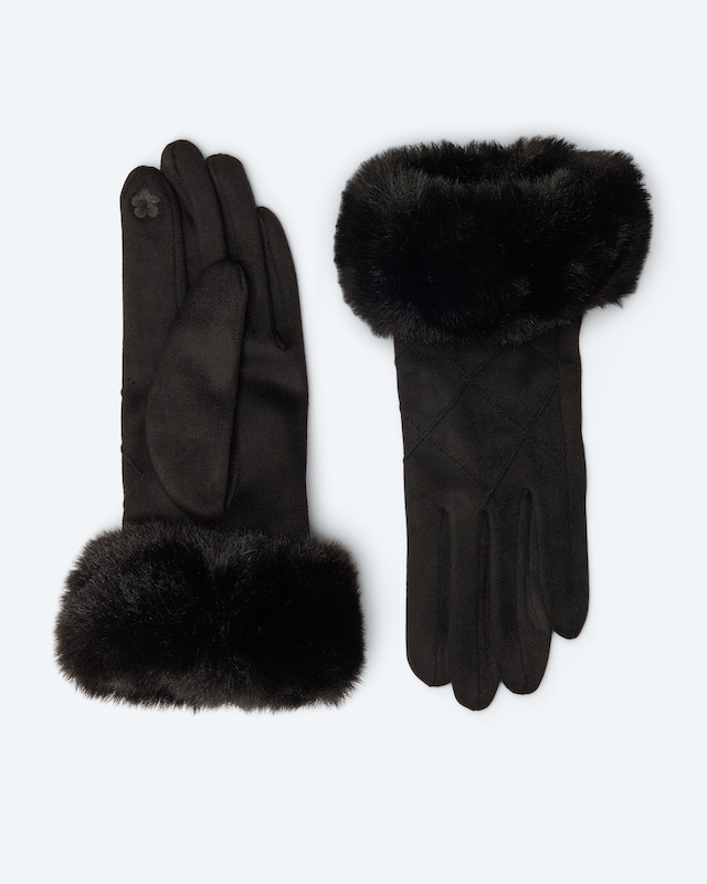 Handschuhe mit Webpelz