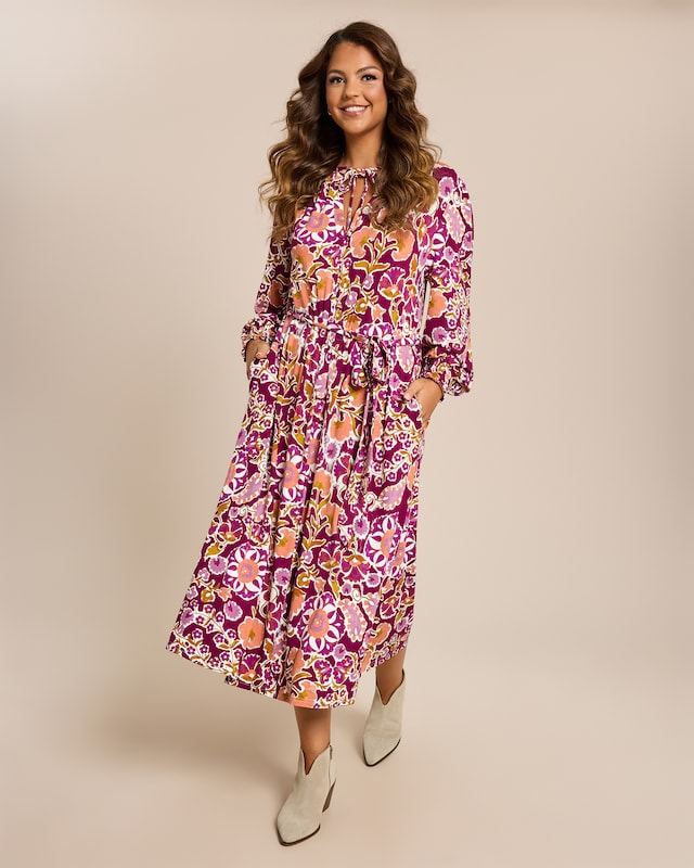 Jersey Kleid mit Blumenprint