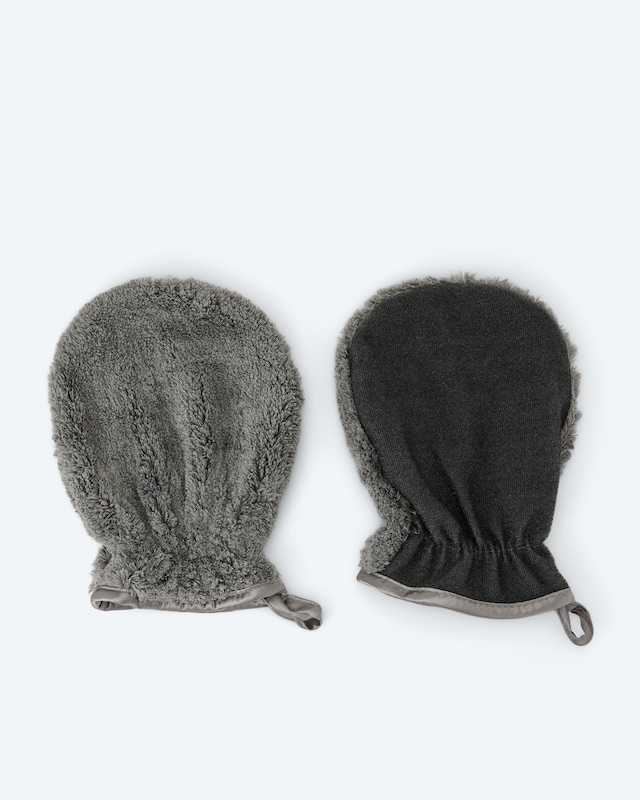Wasch- & Peelinghandschuh im 2er Set
