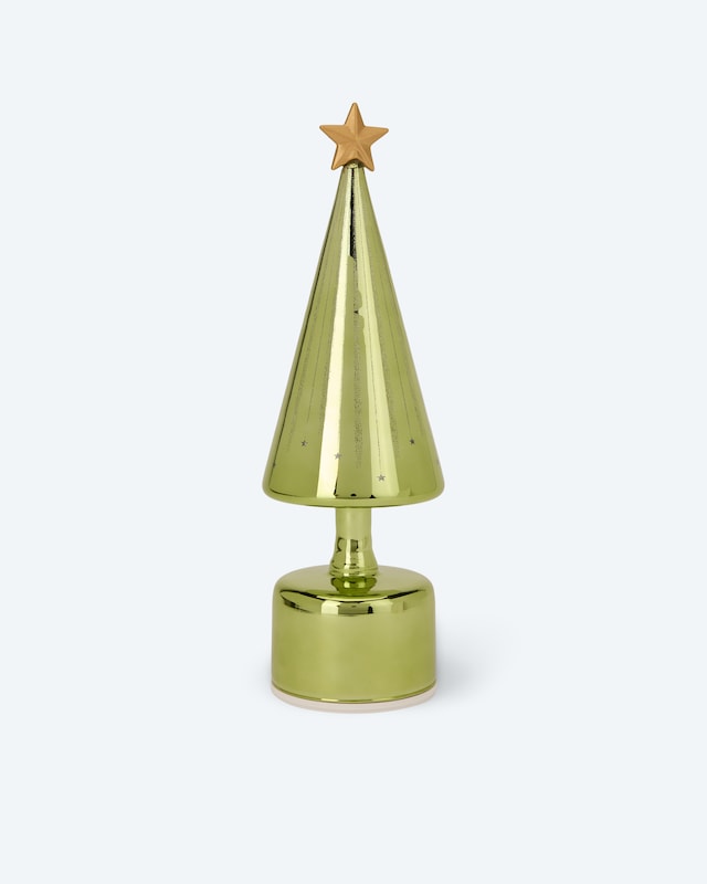 LED-Glasbaum mit Drehfunktion