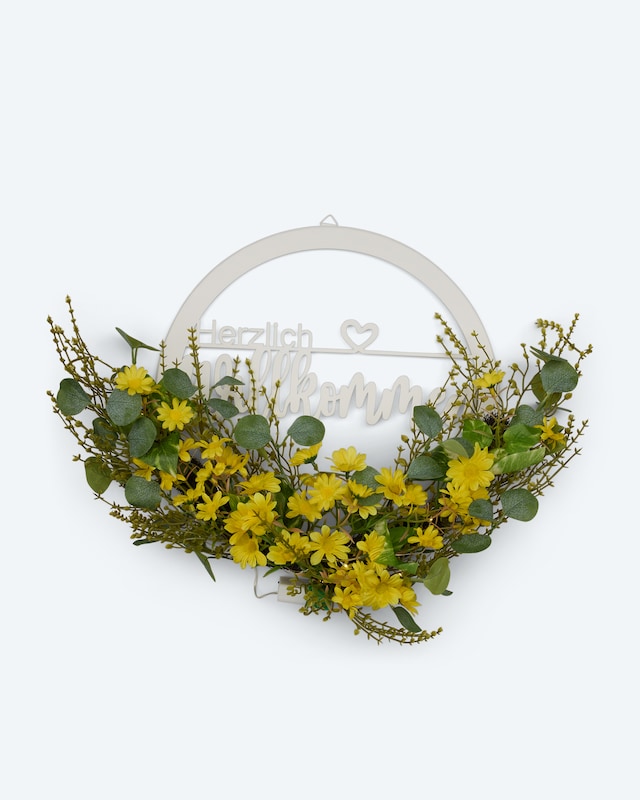 LED-Türkranz 'Willkommen'