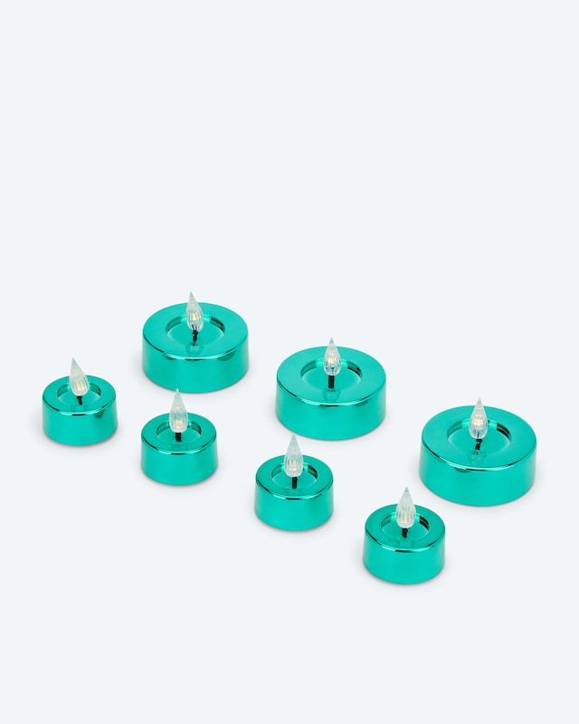 LED-Teelichter Shiny, 7tlg.