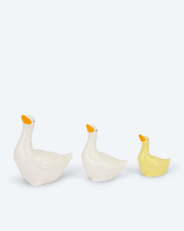 3 LED Keramik Entchen