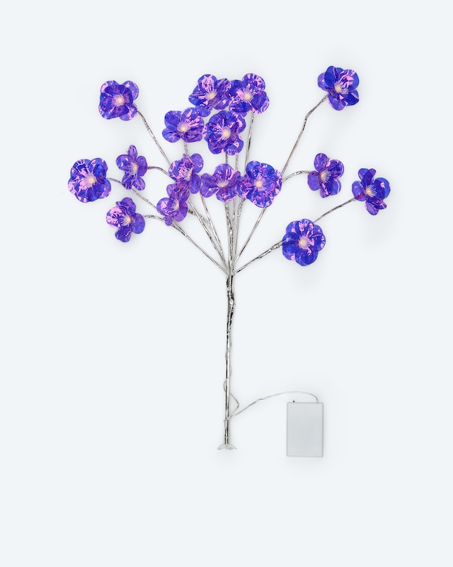 LED-Leuchtzweig 'Regenbogenblüten'