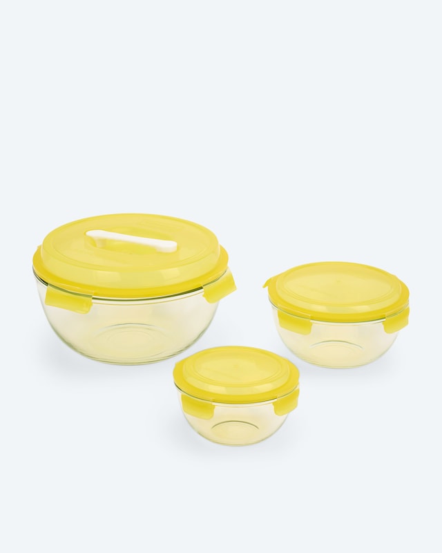 Schüssel-Set mit Griff, 3tlg.