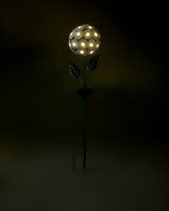 LED-Solar-Gartenstecker 'Margerite'