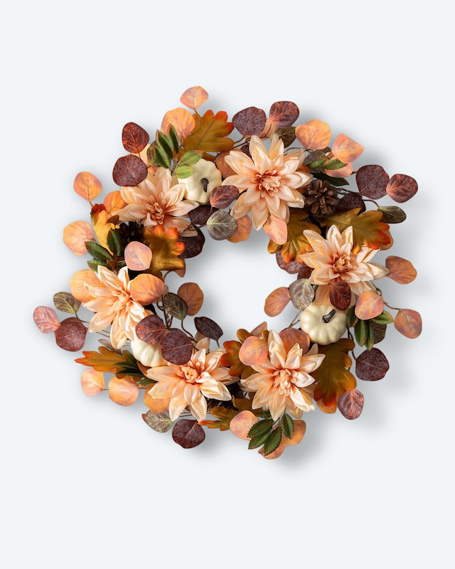 LED-Kranz 'Herbstdesign'