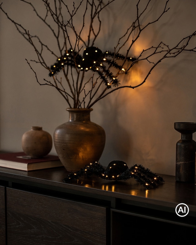 LED-Spinnen 'Halloween', 2tlg.
