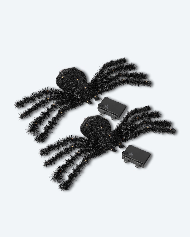 LED-Spinnen 'Halloween', 2tlg.