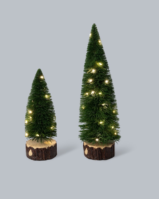 LED-Bäume, 2tlg.