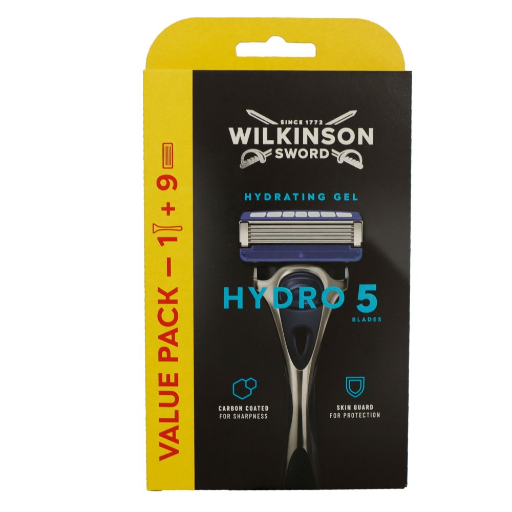 Wilkinson Hydro 5 Skin Protection Regular 1 Rasierer + 9 Rasierklingen
